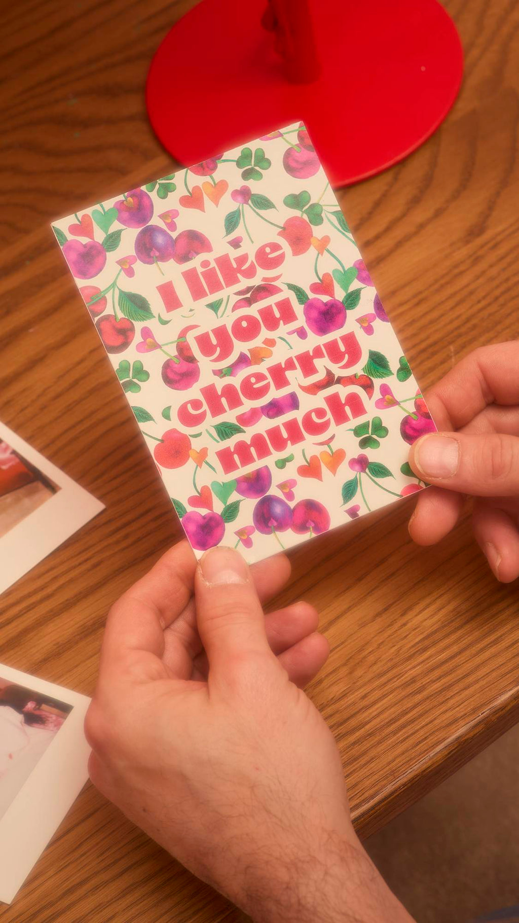 I Like You Cherry Much(Postcard)