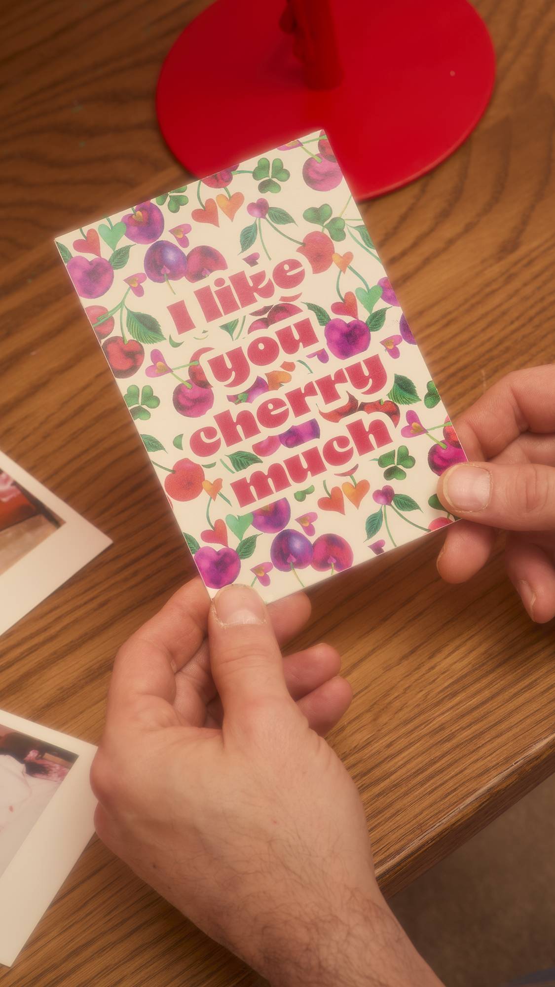 I Like You Cherry Much(Postcard)