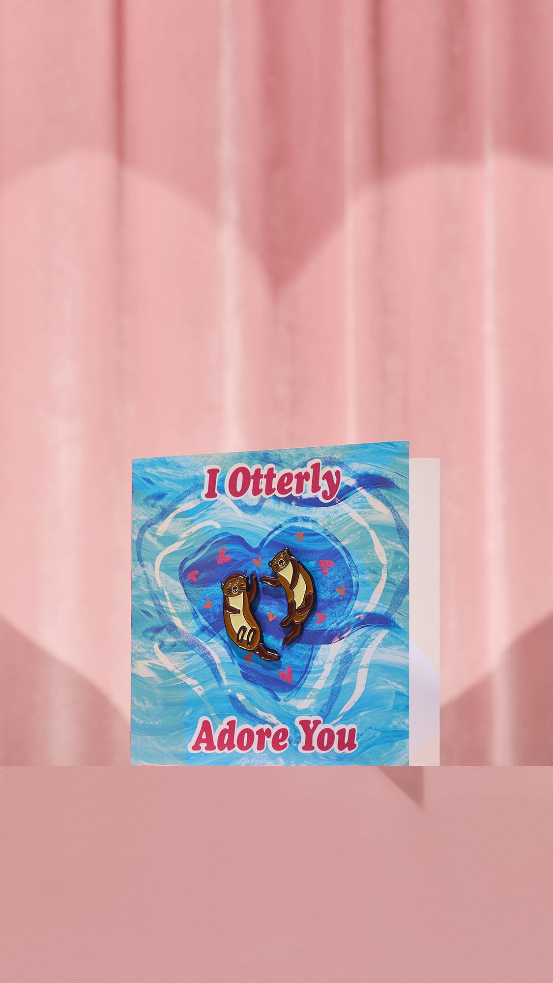 I Otterly Adore You(Greetings Card)