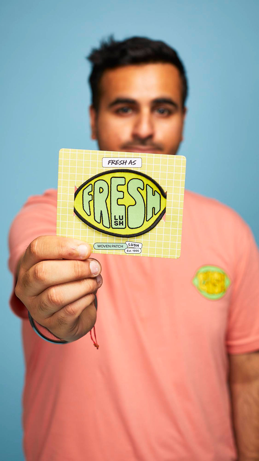 Fresh As Woven Patch(Iron-on Patch）