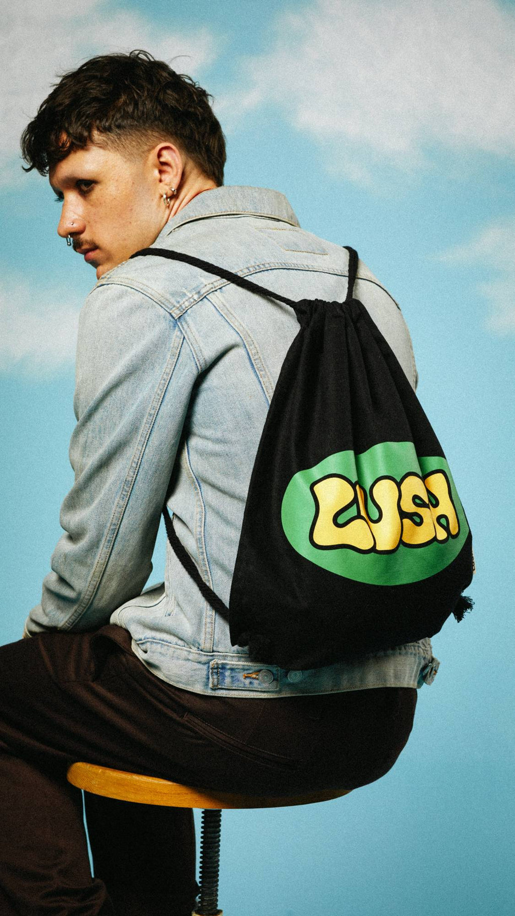 Retro Bubble Lush(Drawstring Bag)