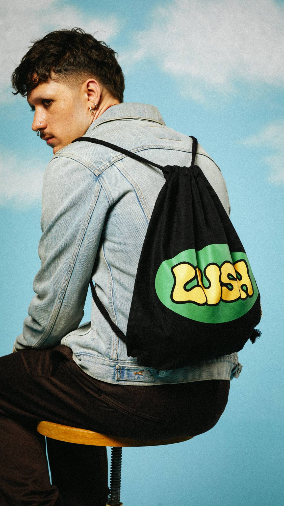 Retro Bubble Lush(Drawstring Bag)