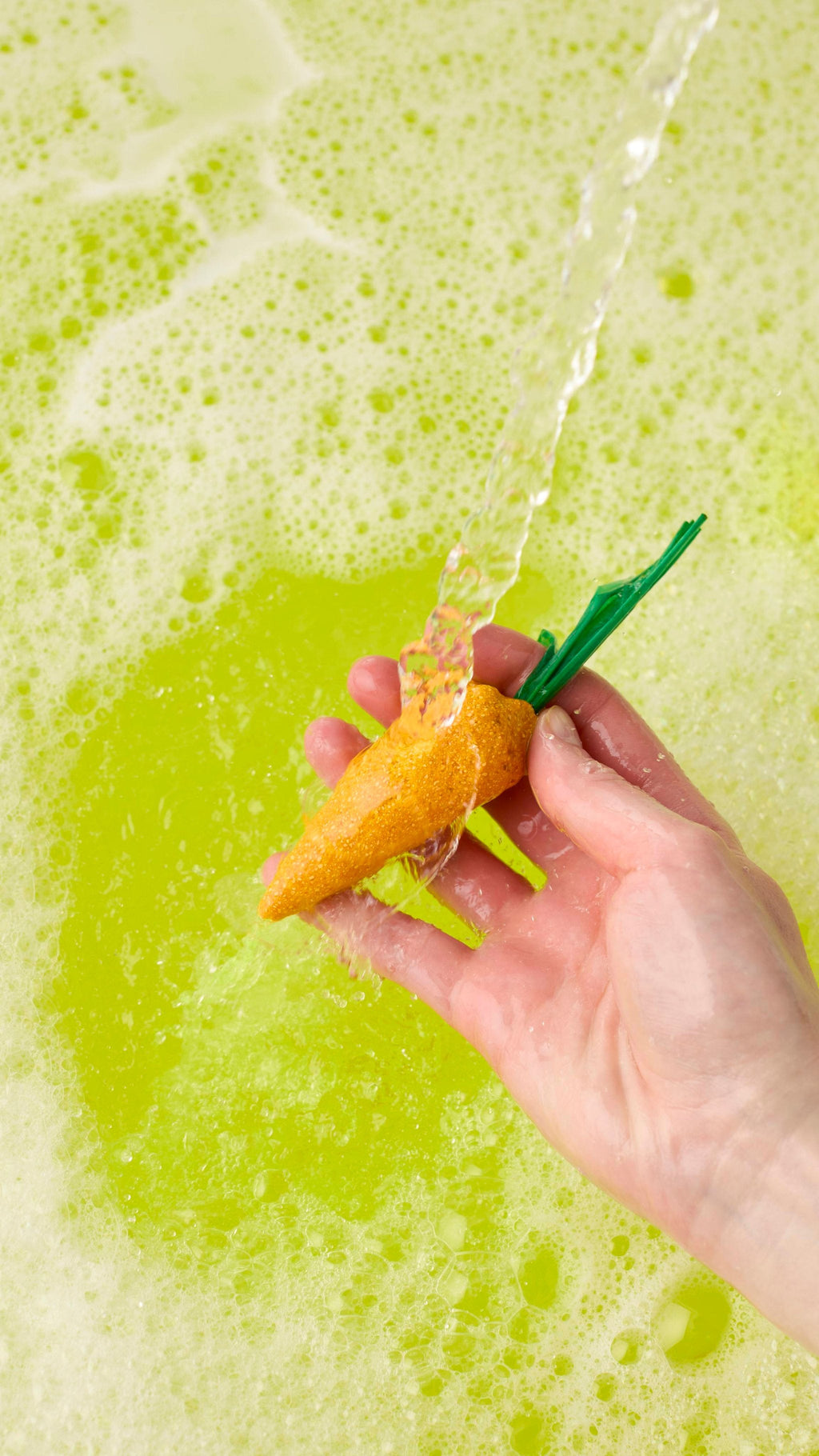 Baby Rainbow Carrots(Reusable bubble bath)