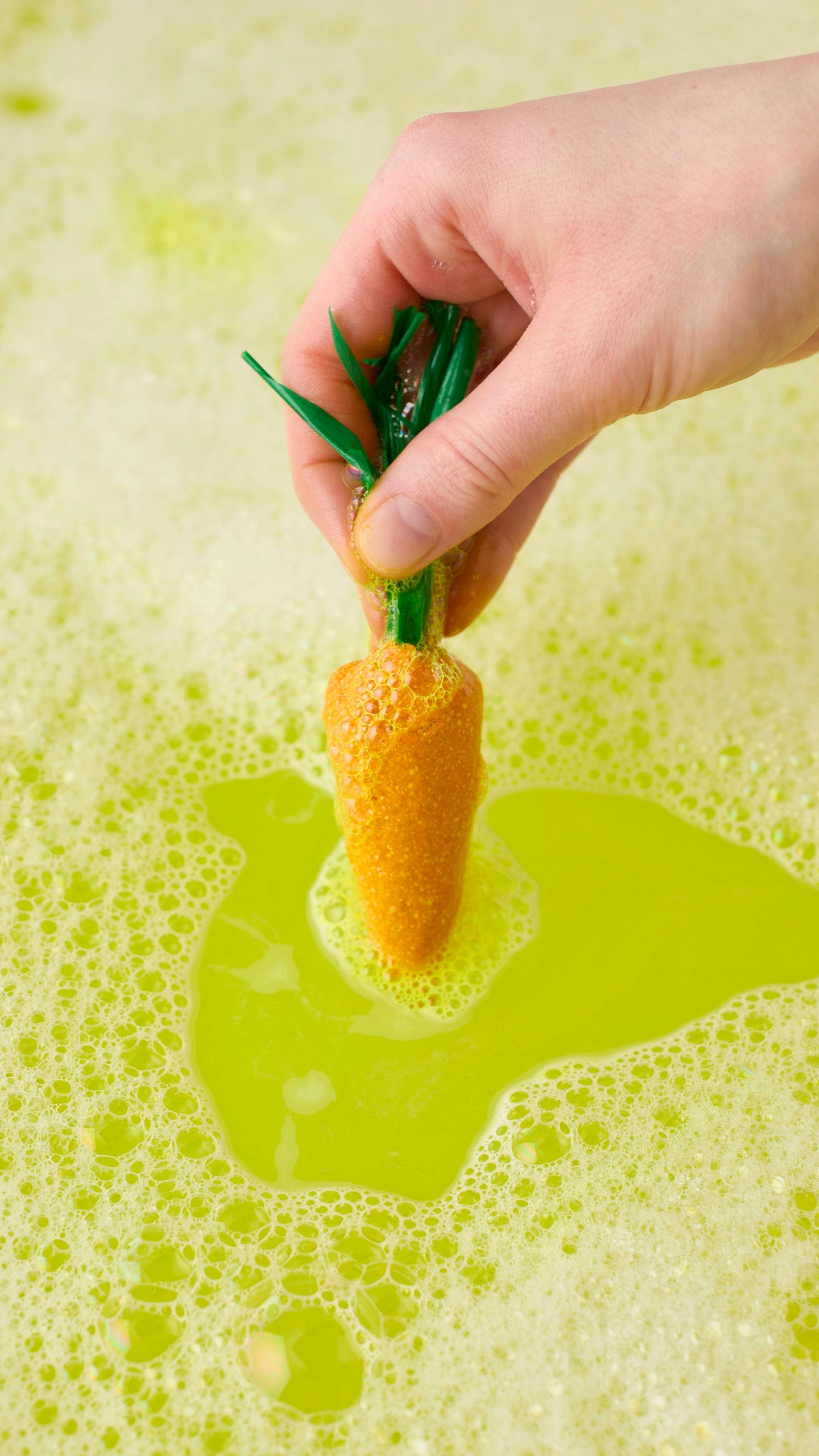 Baby Rainbow Carrots(Reusable bubble bath)